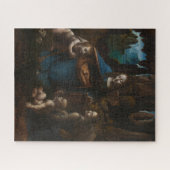 Madonna van de Rotsen, Maria, Jezus, Johannes Legpuzzel (Horizontaal)