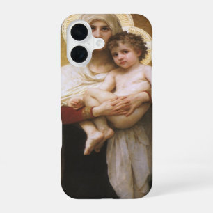 Madonna van de Rozen door Bouguereau iPhone 16 Hoesje