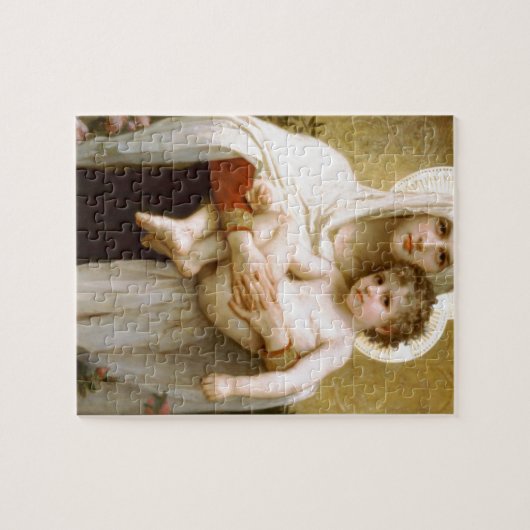 Madonna van de Rozen en het Baby Jezus Legpuzzel (Horizontaal)