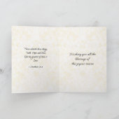 Madonna van de Rozen Feestdagen Kaart (Binnen)