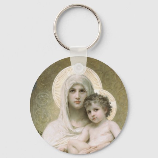 Madonna van de Rozen Sleutelhanger (Voorkant)
