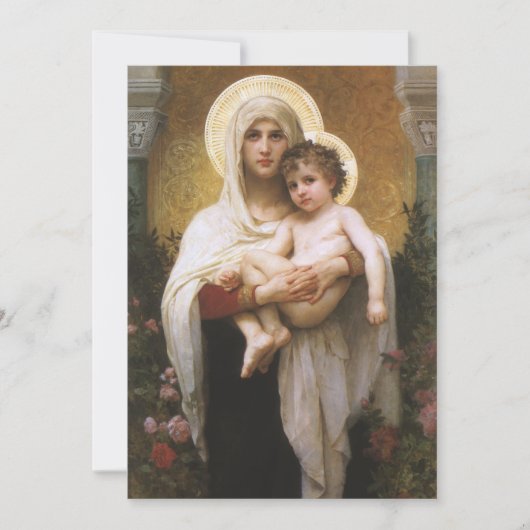 Madonna van de Rozen van Bouguereau (Voorkant)