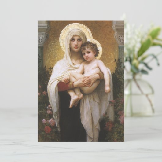 Madonna van de Rozen van Bouguereau (Staand voorkant)