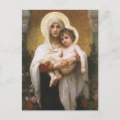 Madonna van de Rozen van Bouguereau Briefkaart (Voorkant)