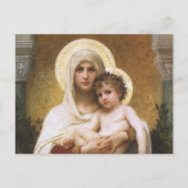 Madonna van de Rozen van Bouguereau Briefkaart (Voorkant)