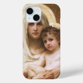 Madonna van de Rozen van Bouguereau Case-Mate iPhone Case (Achterkant)