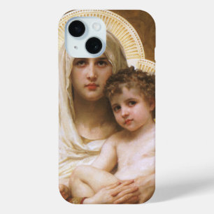 Madonna van de Rozen van Bouguereau iPhone 15 Case