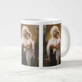 Madonna van de Rozen van Bouguereau Grote Koffiekop (Voorkant rechts)
