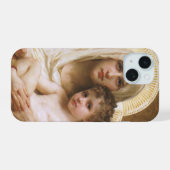 Madonna van de Rozen van Bouguereau iPhone 15 Case (Achterkant horizontaal)