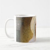 Madonna van de Rozen van Bouguereau Koffiemok (Links)