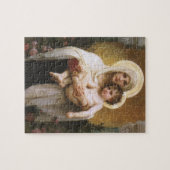 Madonna van de Rozen van Bouguereau Legpuzzel (Horizontaal)