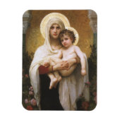 Madonna van de Rozen van Bouguereau Magneet (Verticaal)