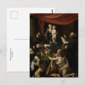 Madonna van de Rozen van het Briefkaart Caravaggio (Voorkant / Achterkant)
