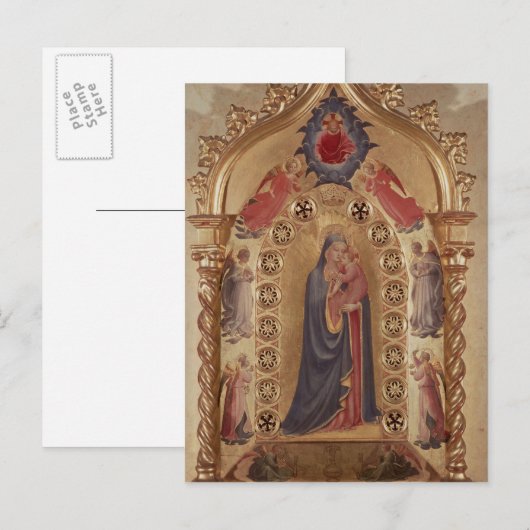 Madonna van de sterren briefkaart (Voorkant / Achterkant)