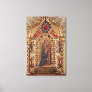 Madonna van de sterren canvas afdruk