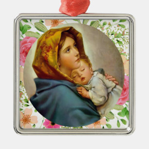 Madonna van de Straten Heilige Maria Madonnina Metalen Ornament