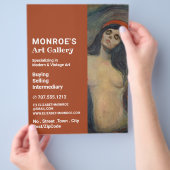 Madonna van Edvard Munch, Art Dealer, Gallery Flyer (Hand)