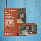 Madonna van Edvard Munch, een kunstwinkel Flyer