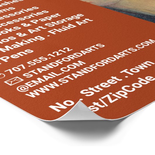 Madonna van Edvard Munch, een kunstwinkel Poster (Hoek)