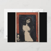 Madonna van Edvard Munch, symbolische schilder Briefkaart (Voorkant / Achterkant)