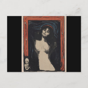 Madonna van Edvard Munch, symbolische schilder Briefkaart