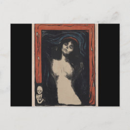 Madonna van Edvard Munch, symbolische schilder Briefkaart