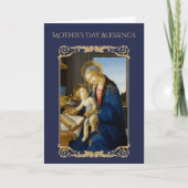 Madonna van het Boek door Botticelli Religious Kaart (Voorkant)