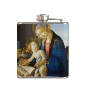 Madonna van het Boek van Botticelli Heupfles (Achterkant)