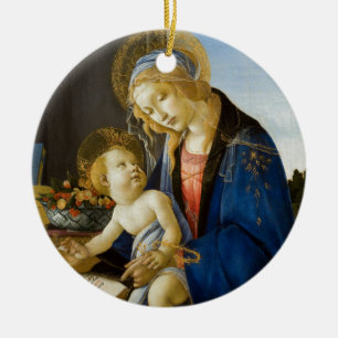 Madonna van het Boek van Botticelli Keramisch Ornament