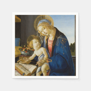 Madonna van het Boek van Botticelli Servetten