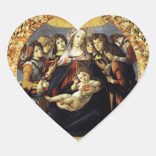 Madonna van het Granaatappel Hart Sticker