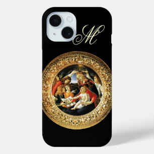 Madonna van het Magnificat Natitivity Monogram iPhone 15 Case