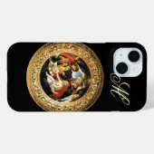 Madonna van het Magnificat Natitivity Monogram Case-Mate iPhone Case (Achterkant (horizontaal))