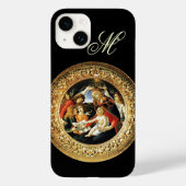 Madonna van het Magnificat Natitivity Monogram Case-Mate iPhone Case (Achterkant)