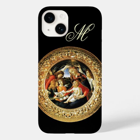 Madonna van het Magnificat Natitivity Monogram Case-Mate iPhone Case (Achterkant)