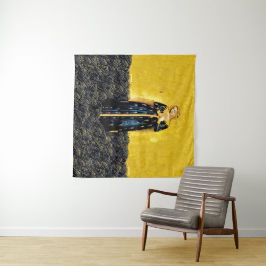 Madonna van het Wheat Tapestry Wandkleed (In Situ (horizontaal))