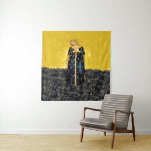 Madonna van het Wheat Tapestry Wandkleed