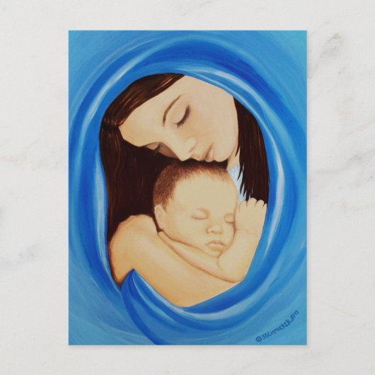 Madonna van het Zee Briefkaart (Voorkant)