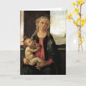 Madonna van het Zee - Sandro Botticelli - c1477 Kaart (Gele Bloem)