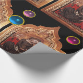 MADONNA VAN HUMILITEIT Colorful Gemstone Chrıstmas Cadeaupapier (Hoek)