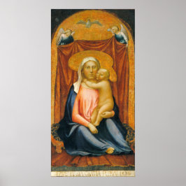 Madonna van Humility - Masaccio Fine Art Poster