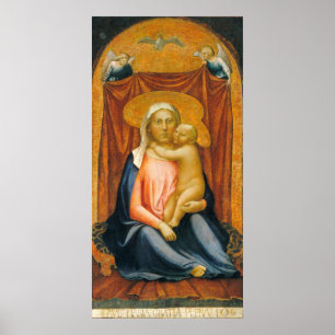 Madonna van Humility - Masaccio Fine Art Poster