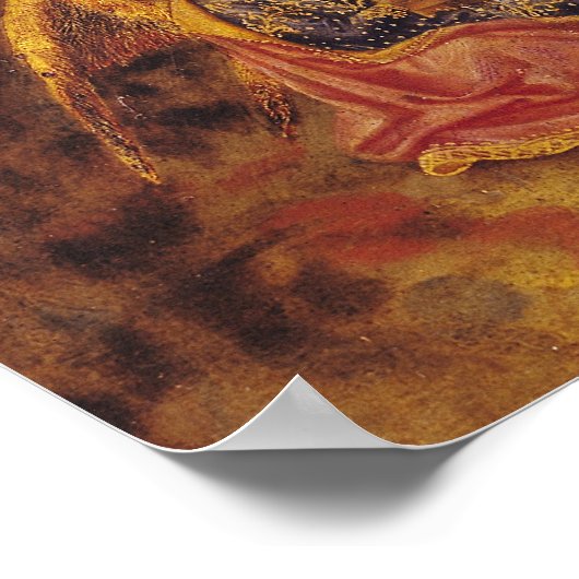 Madonna van Humility met Christus Child en Angels Poster (Hoek)