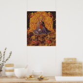 Madonna van Humility met Christus Child en Angels Poster (Keuken)