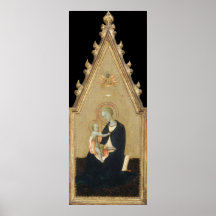 Madonna van Humility - Sassetta Fine Art Poster