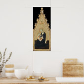 Madonna van Humility - Sassetta Fine Art Poster (Keuken)