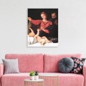 Madonna van Loreto - Raphael - c1511 Canvas Afdruk (Insitu (Woonkamer))