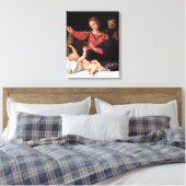 Madonna van Loreto - Raphael - c1511 Canvas Afdruk (Insitu (Slaapkamer))