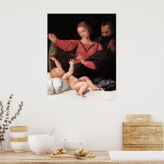 Madonna van Loreto - Raphael - c1511 Poster (Keuken)