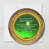 Madonna van Magnificat kerstparty Green Gem Kaart (Achterkant)